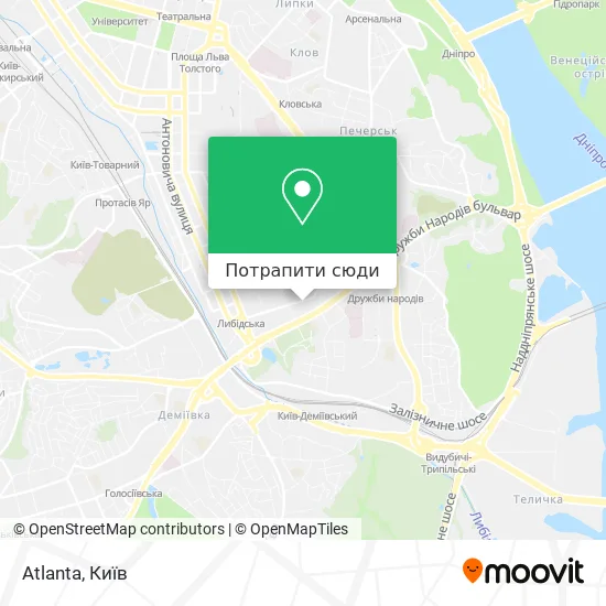 Карта Atlanta
