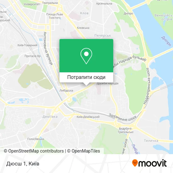 Карта Дюсш 1