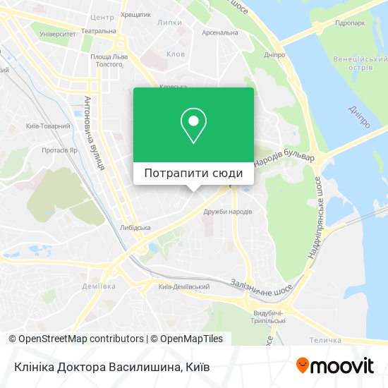 Карта Клініка Доктора Василишина