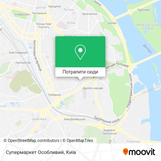 Карта Супермаркет Особливий