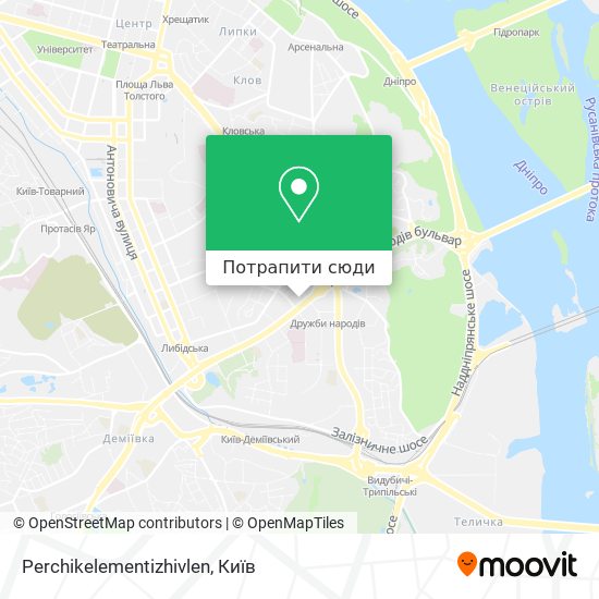 Карта Perchikelementizhivlen