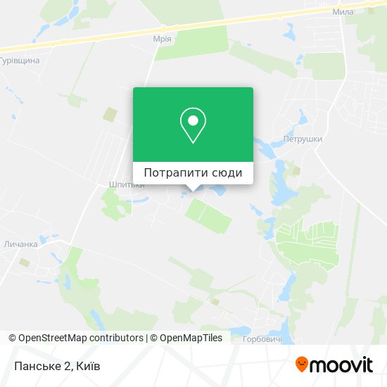 Карта Панське 2