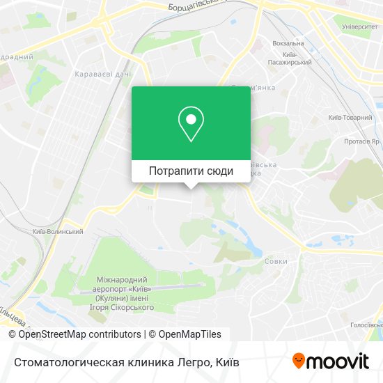 Карта Стоматологическая клиника Легро