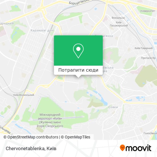 Карта Chervonetablenka