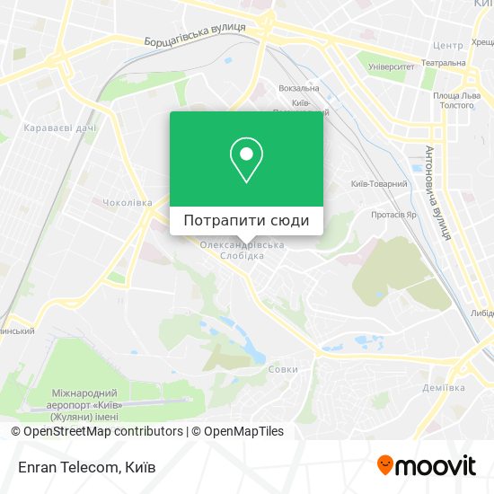 Карта Enran Telecom