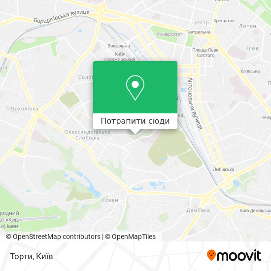 Карта Торти