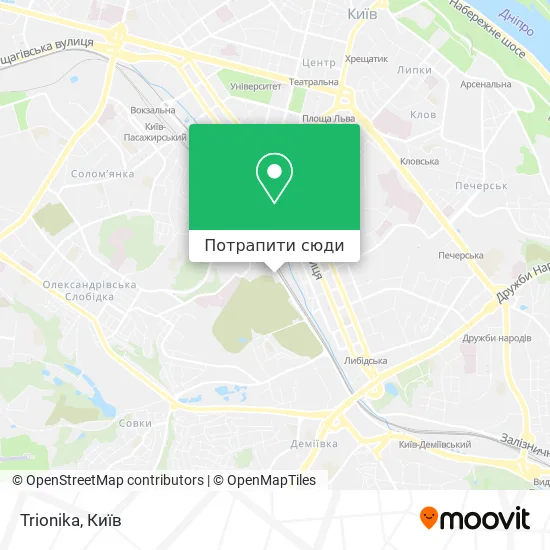 Карта Trionika