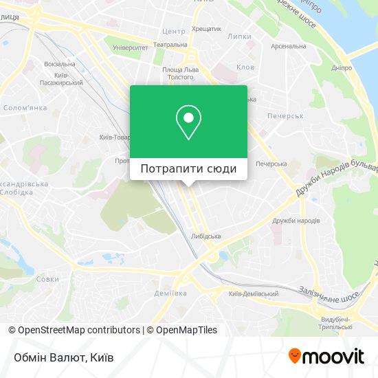 Карта Обмін Валют