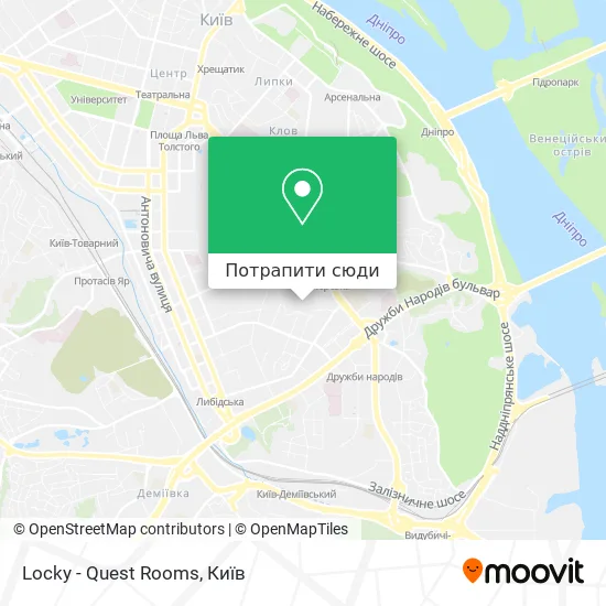 Карта Locky - Quest Rooms