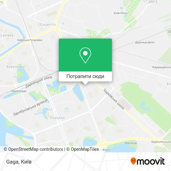 Карта Gaga