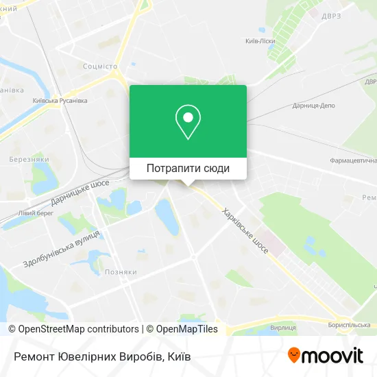 Карта Ремонт Ювелірних Виробів