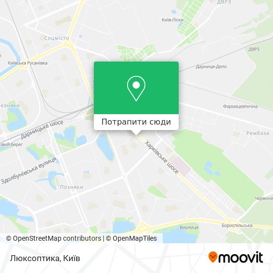 Карта Люксоптика