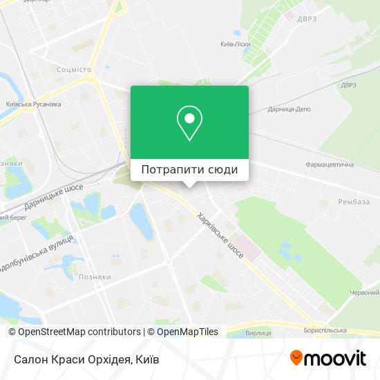 Карта Салон Краси Орхідея