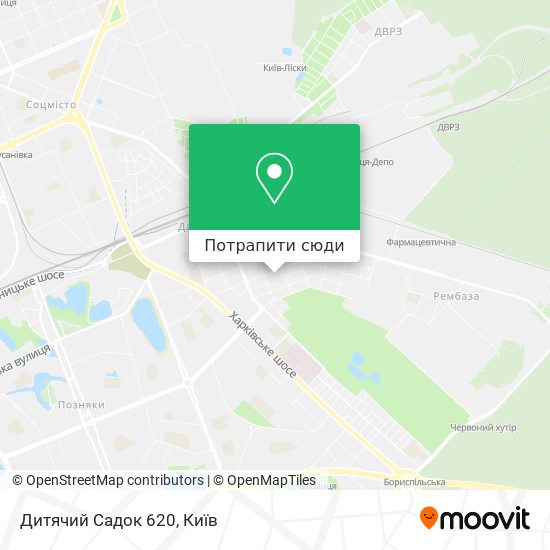 Карта Дитячий Садок 620