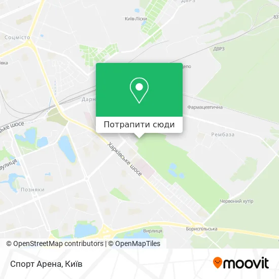 Карта Спорт Арена