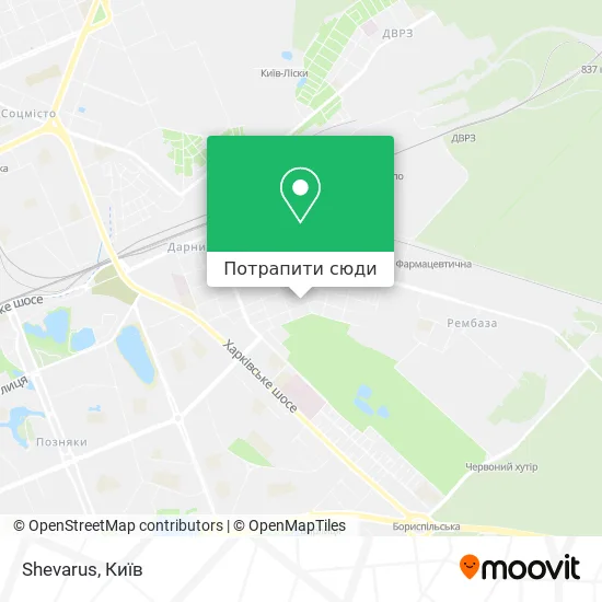 Карта Shevarus