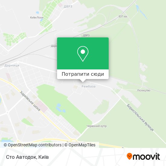 Карта Сто Автодок