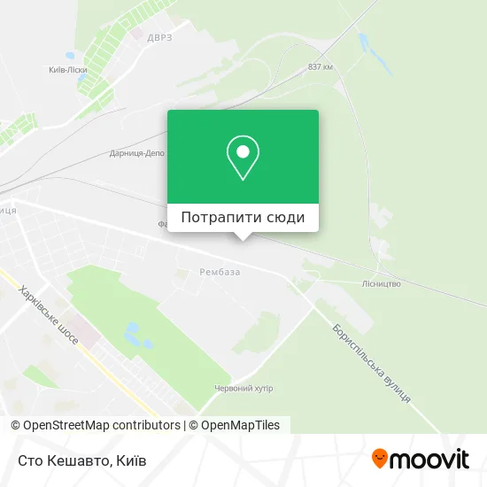 Карта Сто Кешавто