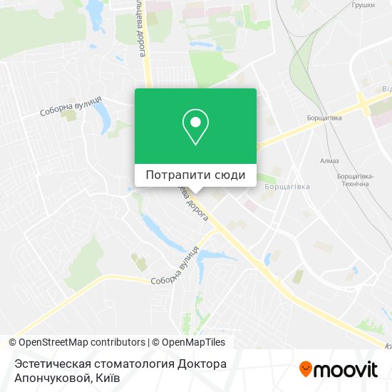 Карта Эстетическая стоматология Доктора Апончуковой