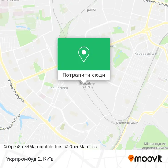 Карта Укрпромбуд-2