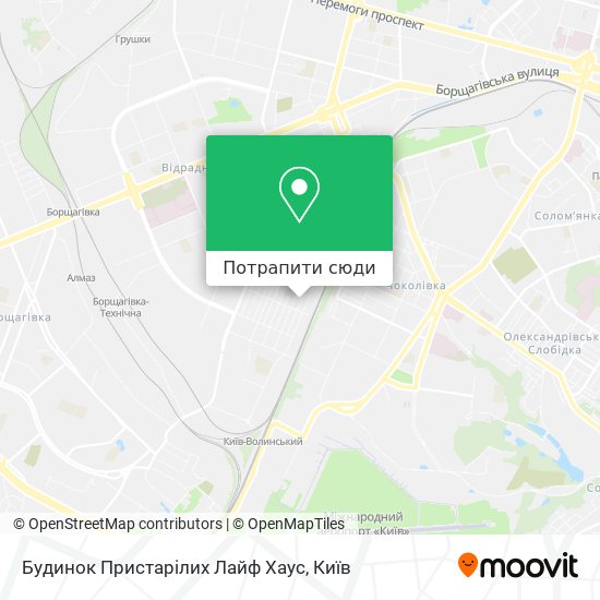 Карта Будинок Пристарілих Лайф Хаус