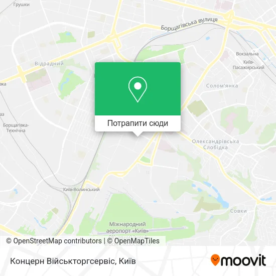 Карта Концерн Військторгсервіс