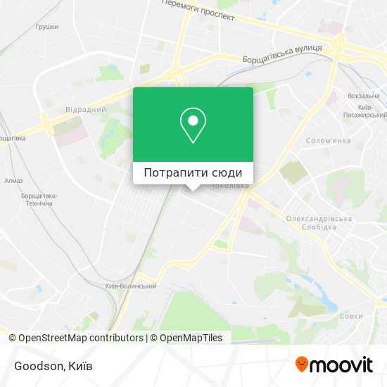 Карта Goodson