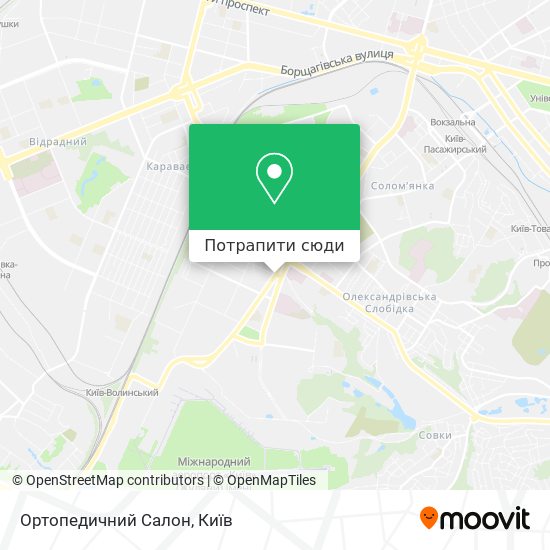 Карта Ортопедичний Салон