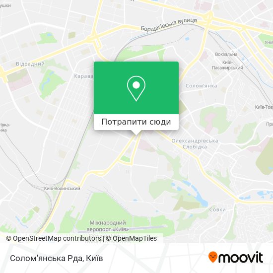 Карта Солом'янська Рда