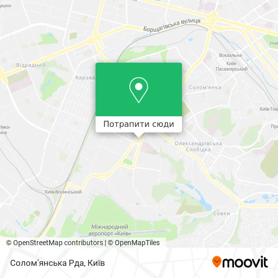 Карта Солом'янська Рда
