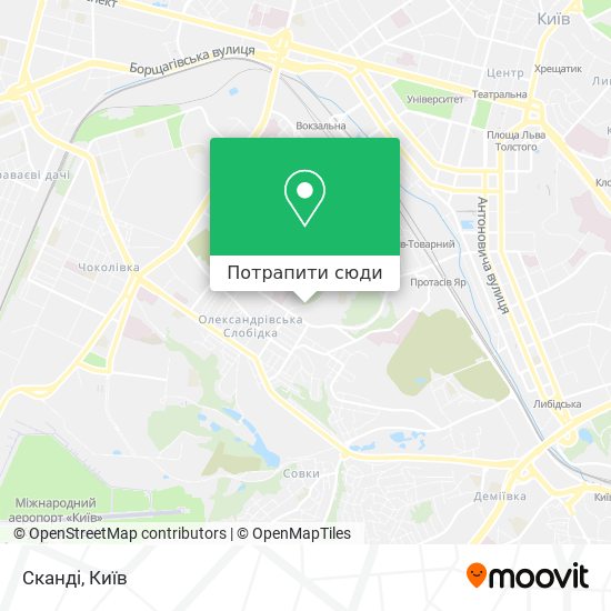 Карта Сканді