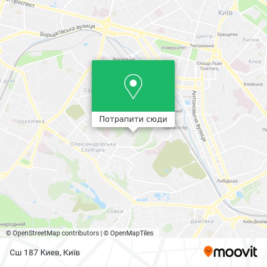 Карта Сш 187 Киев