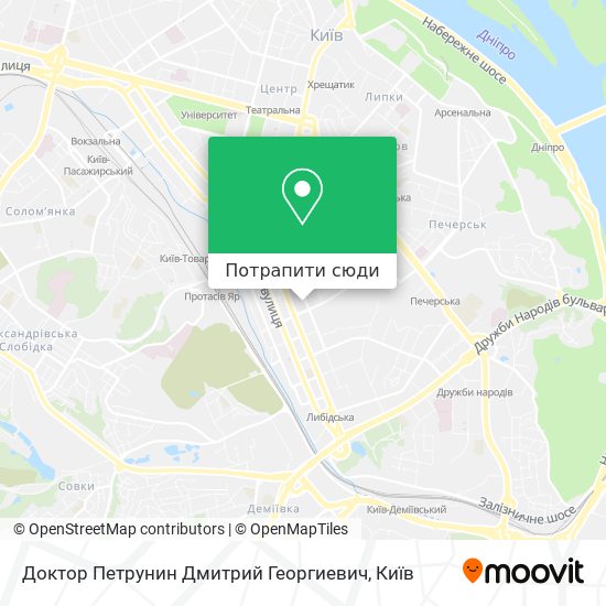 Карта Доктор Петрунин Дмитрий Георгиевич