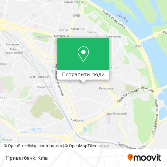 Карта Приватбанк