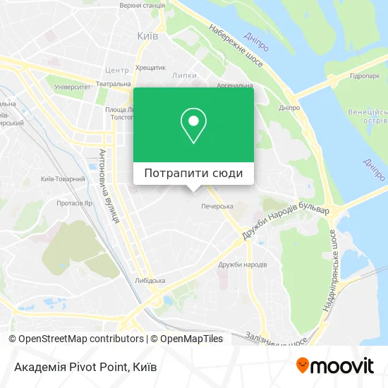 Карта Академія Pivot Point