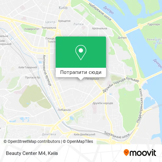 Карта Beauty Center M4