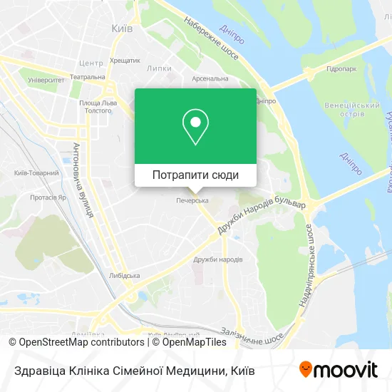 Карта Здравіца Клініка Сімейної Медицини