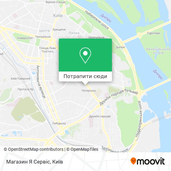 Карта Магазин Я Сервіс