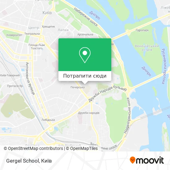 Карта Gergel School