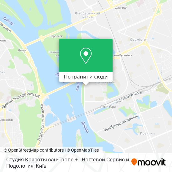 Карта Студия Красоты сан-Тропе + . Ногтевой Сервис и Подология