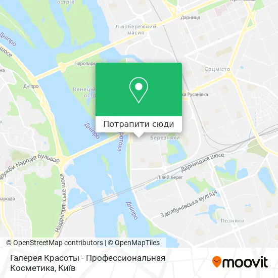 Карта Галерея Красоты - Профессиональная Косметика