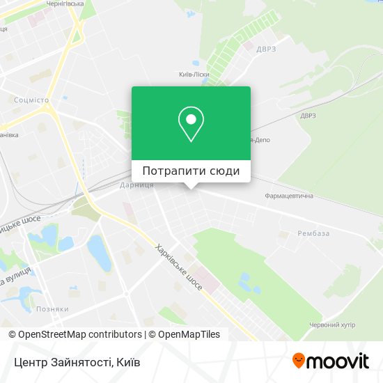 Карта Центр Зайнятості