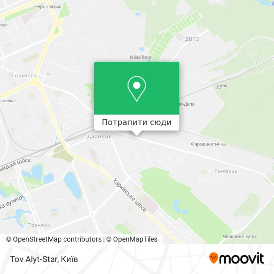 Карта Tov Alyt-Star