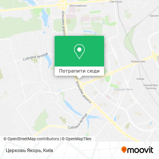 Карта Церковь Якорь