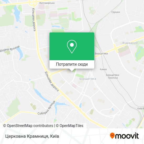 Карта Церковна Крамниця