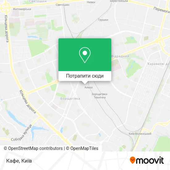 Карта Кафе