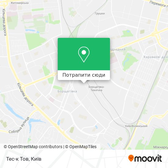 Карта Тес-к Тов