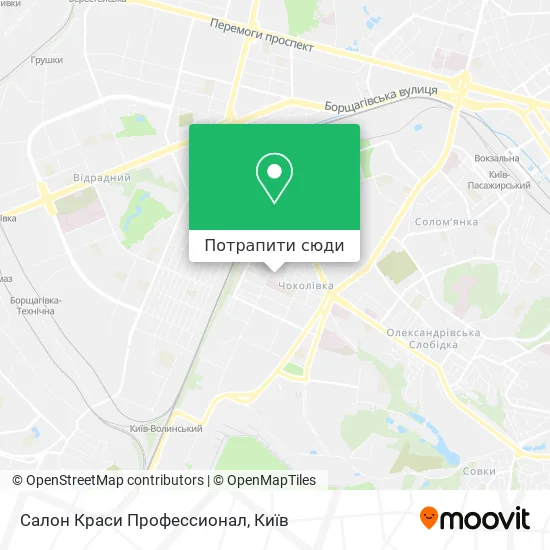 Карта Салон Краси Профессионал
