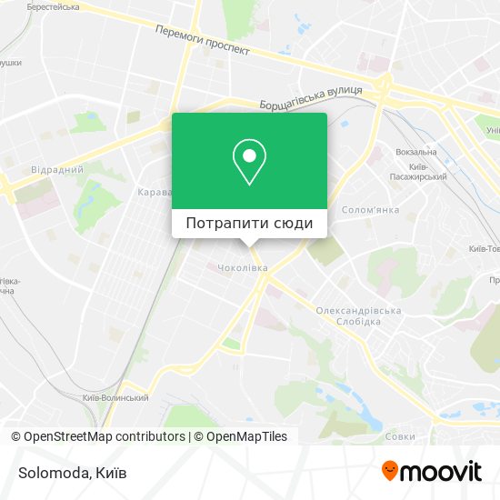Карта Solomoda
