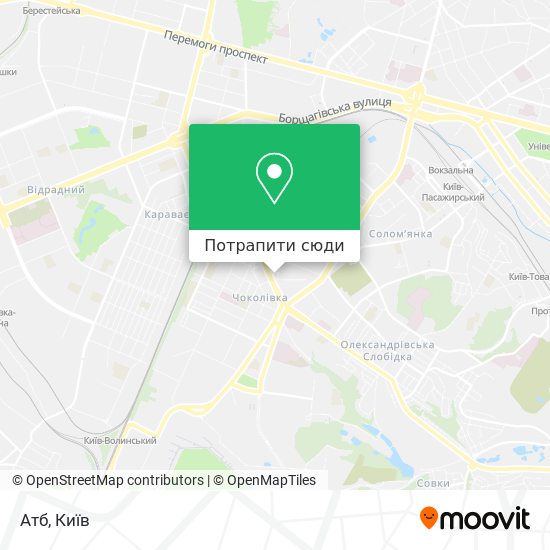 Карта Атб